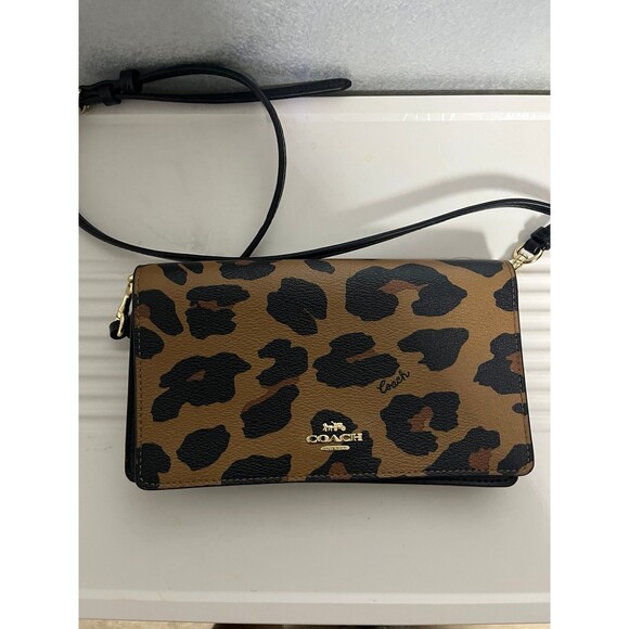 Coach Leopard Print Crossbody Bag – Authentic - Picture 1 of 3